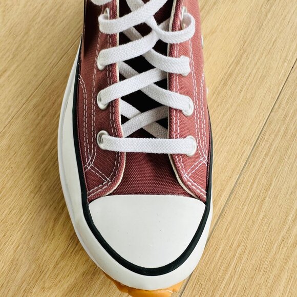 ⭐Converse Run Star Hike Hi Platform Sz 7.5 Women's Shoes Brown Sneakers A00852C⭐ - Picture 9 of 13